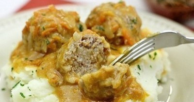 Тефтели на сливочном соусе