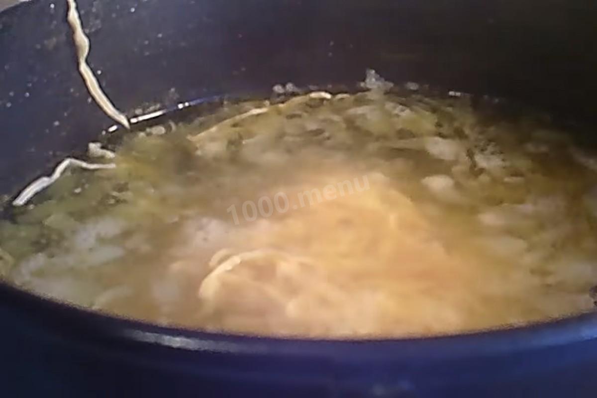 Сколько варится лапша в супе.