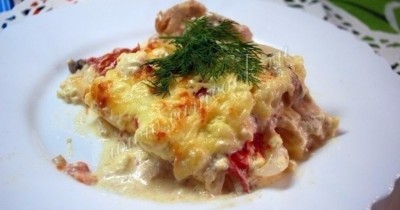 Куриная запеканка по-французски