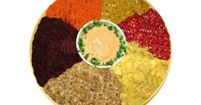 Салат Козел овощной с чипсами