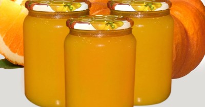 тыквенный сок на зиму с апельсинами