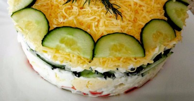 Салат слоеный Пикантный