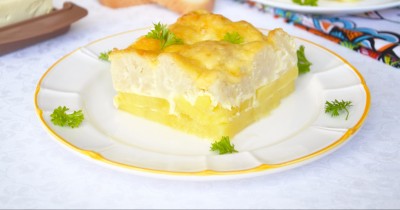 Цветная капуста с картошкой и сыром в духовке