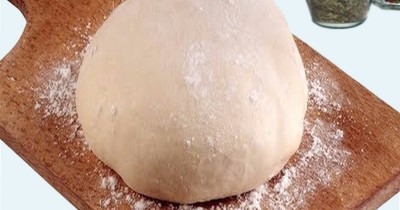 Těsto na manti bez vajec