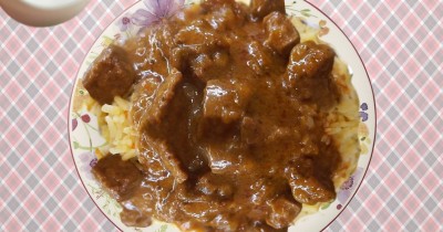 Гуляш из филе утки