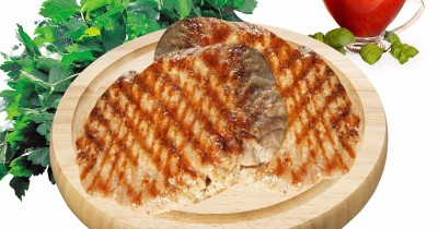 Свиной стейк в майонезном соусе