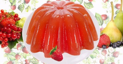 Десерт Желе из замороженных ягод и желатина