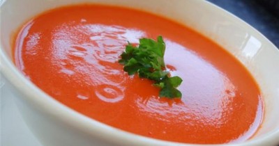 Мексиканский суп с фасолью на томатном соке