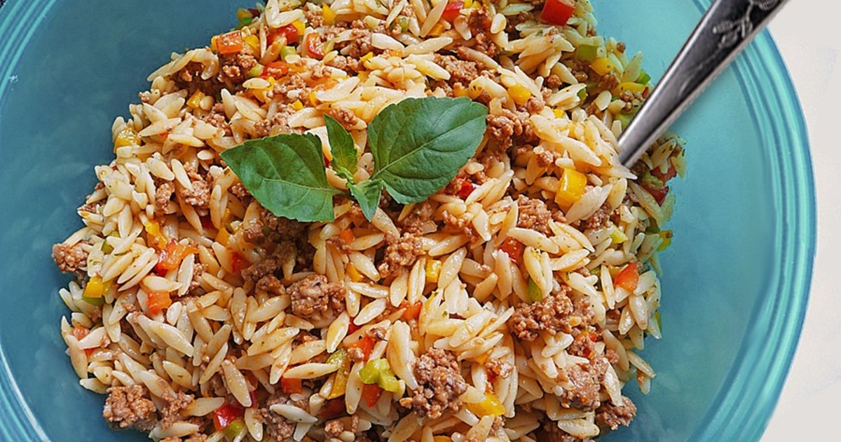 Мясной салат с рисом по-кубински - полезные рецепты. Как правильно приготовить мясной салат с рисом по-кубински новые фото Мясной салат с рисом по-кубински - полезные рецепты. Как правильно приготовить мясной салат с рисом по-кубински новые фото