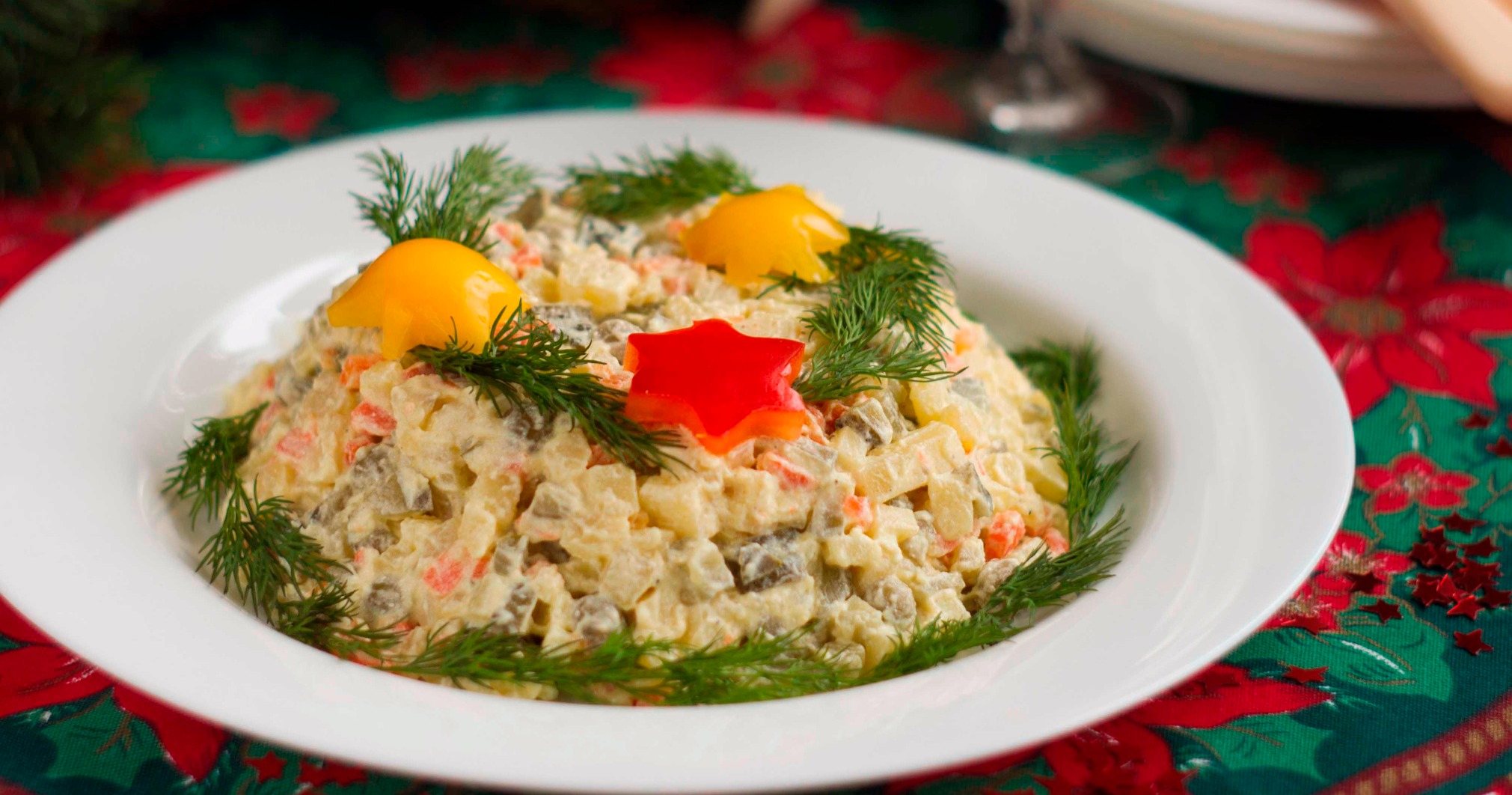 Оливье вегетарианский