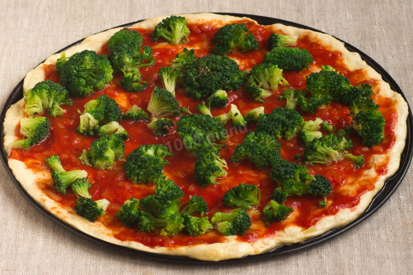 Вегетарианская пицца с брокколи: рецепты и полезные свойства