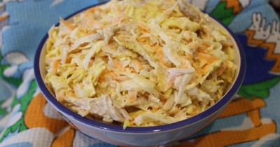 Салат Вдохновение ветчиной