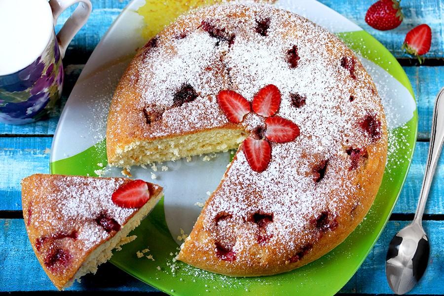 Новости кулинарии: клубничный пирог - десерт дня!