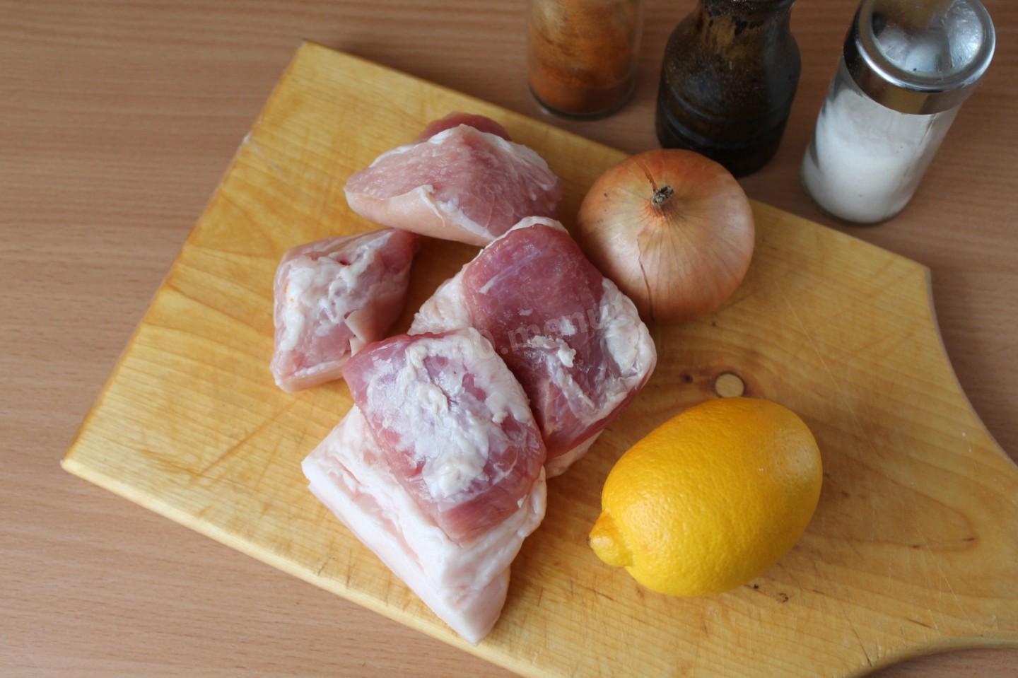 Рецепт свинина лимон