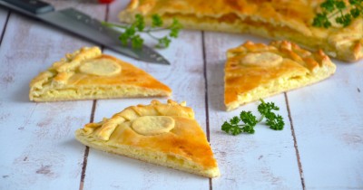  Дрожжевой пирог с сыром - пошаговый рецепт приготовления с фото  