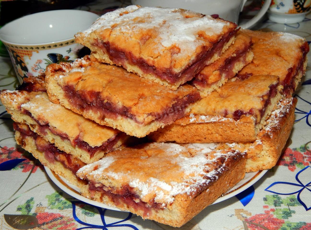 Песочный пирог с рецепт с фото пошагово в духовке