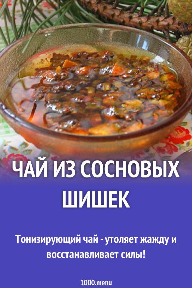 Чай из сосновых шишек рецепт с фото - 1000.menu