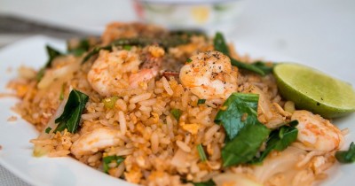 Рис с креветками по тайски