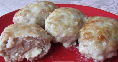 Котлеты из куриного филе и бедрышек с сыром