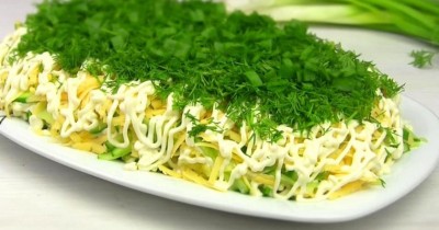  Селёдка под зелёной шубой с сыром и без свеклы - пошаговый рецепт приготовления с фото  