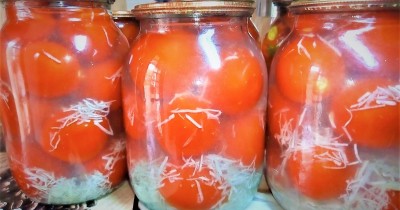 Помидоры под снегом консервированные