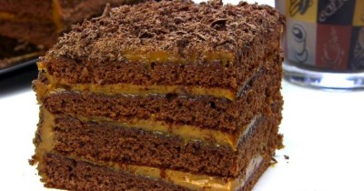 Торт Медовик шоколадный без раскатывания коржей