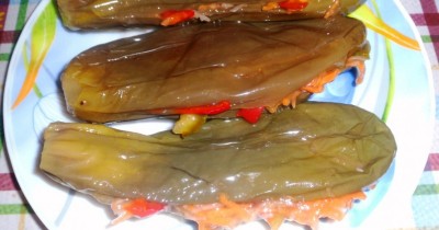 Соление баклажанов под прессом