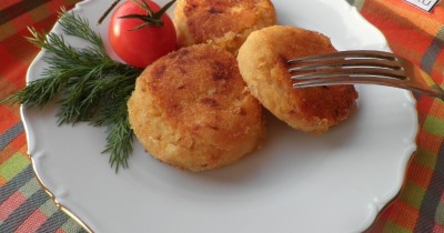 Гороховые котлеты на манке