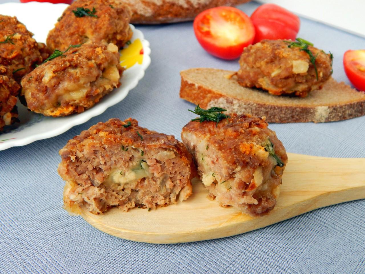 Мясные зразы «Бычий глаз»