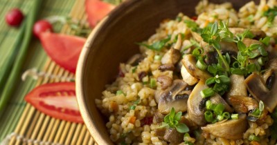 Булгур с шиитаке