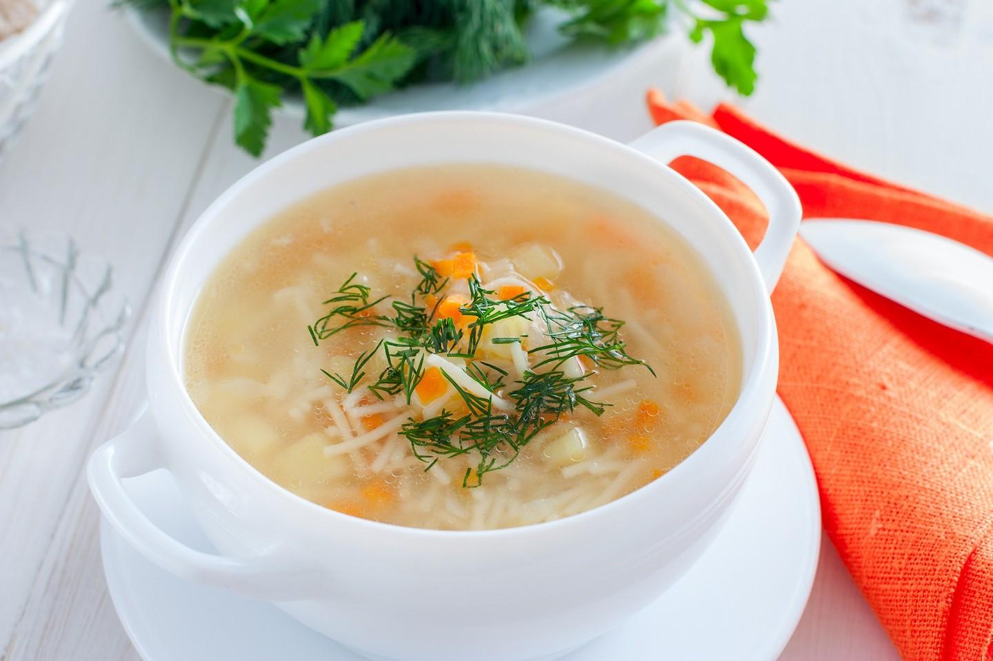 Суп куриный с вермишелью и картофелем, пошаговый рецепт с фото