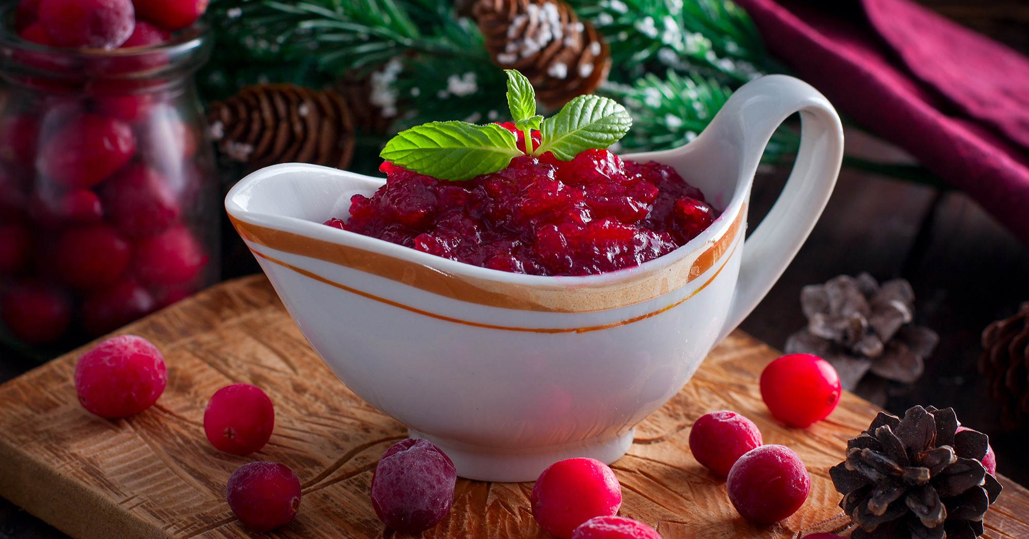 Клюквенный соус с жареным луком