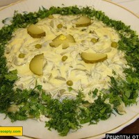 Вкусный салат с майонезом Вкусный салат с майонезом