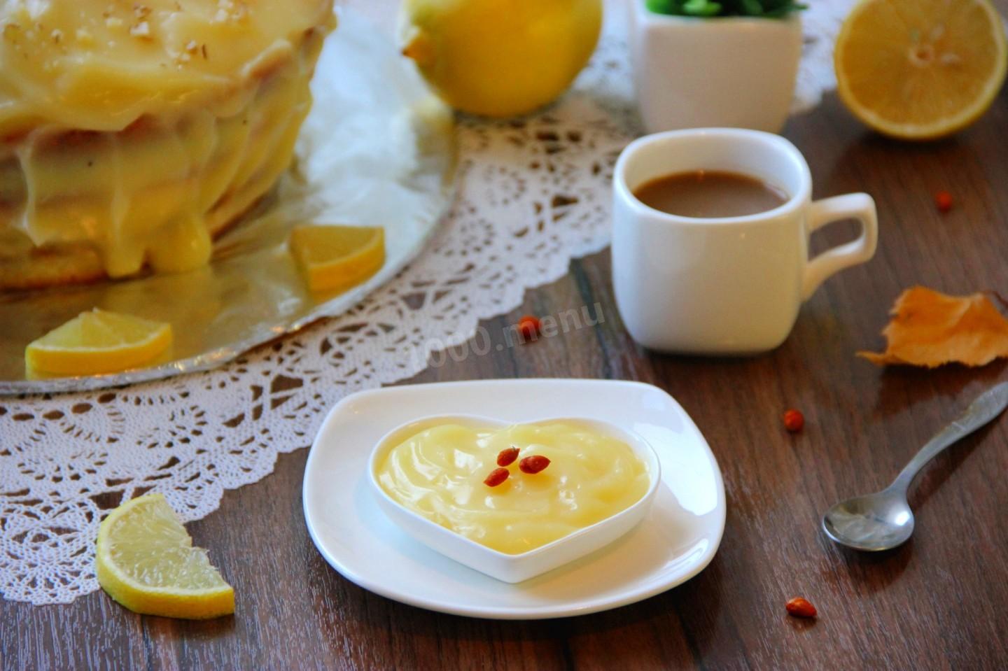 Лимонный Торт Кремом Рецепт С Фото