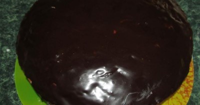 Шоколадный бисквитный торт бисквит