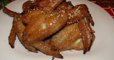 Куриные крылышки, маринованные в яблочном сидре