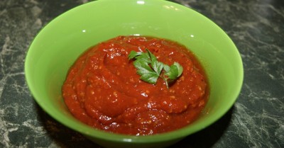 Аджика чесночная с йодированной солью