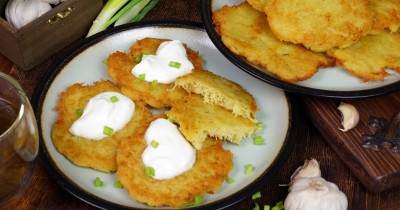 Драники картофельные с луком классика