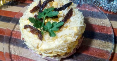 Салат Новогодняя ночь