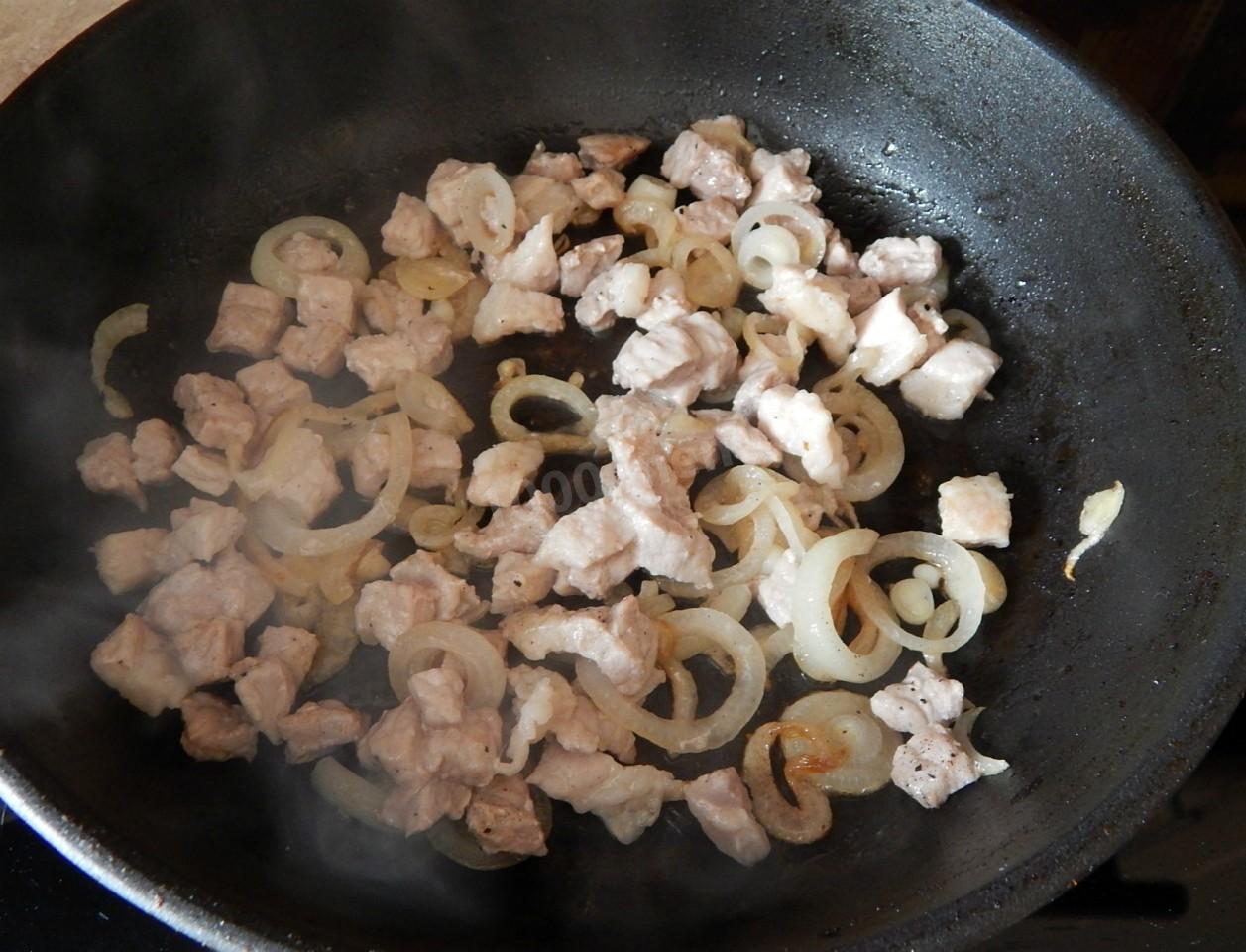 Фото мясо жареное с луком на сковороде рецепт с фото