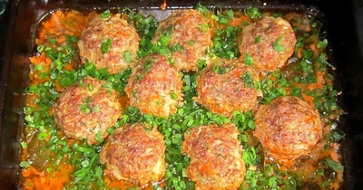 Гречаники запеченные в соусе в духовке