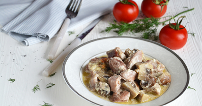  Индейка с шампиньонами - пошаговый рецепт приготовления с фото  