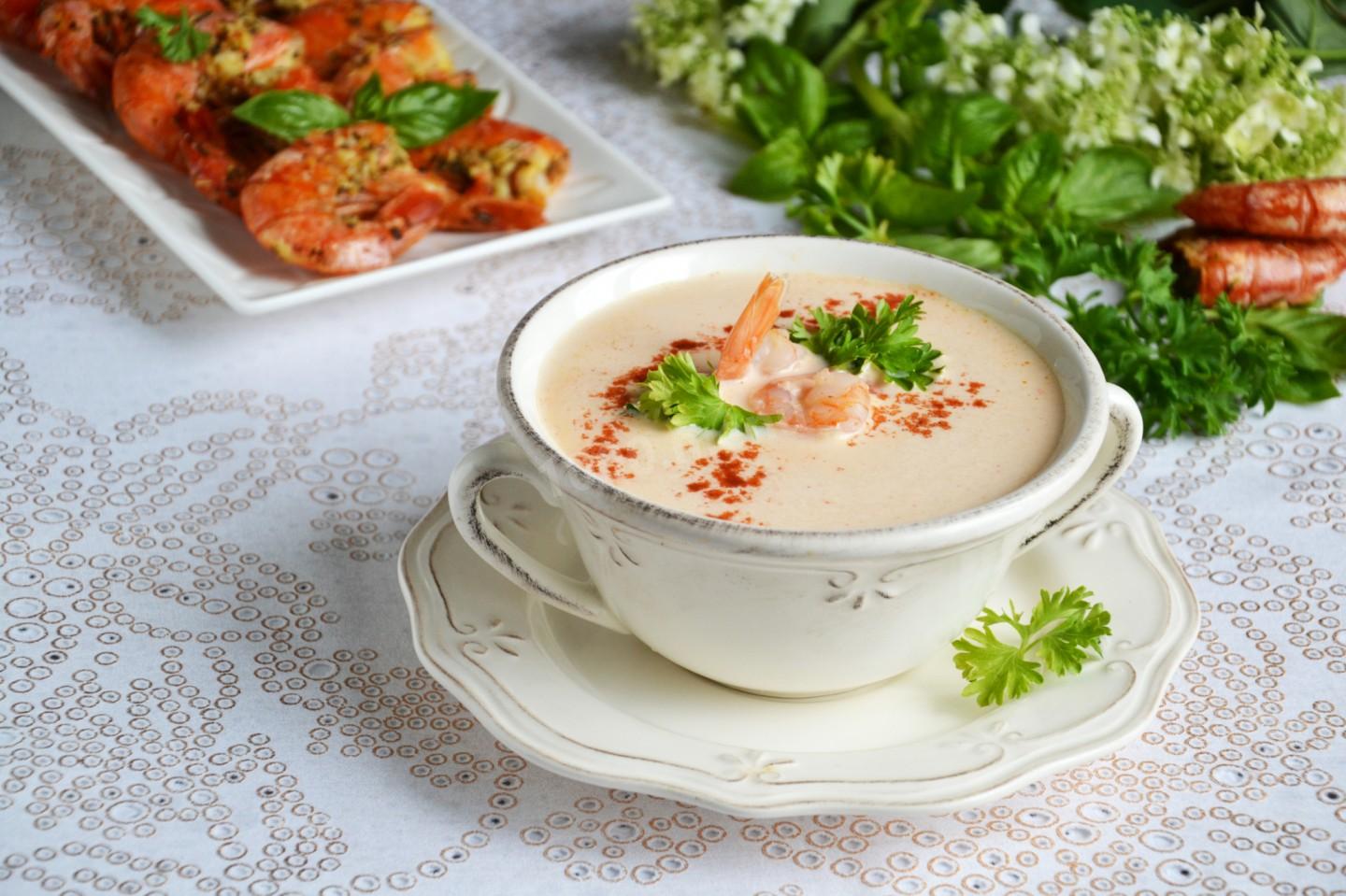 Креветочный Суп Рецепт С Фото Пошагово