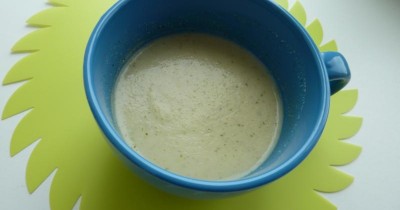 Картофельный суп-пюре с водяным крессом