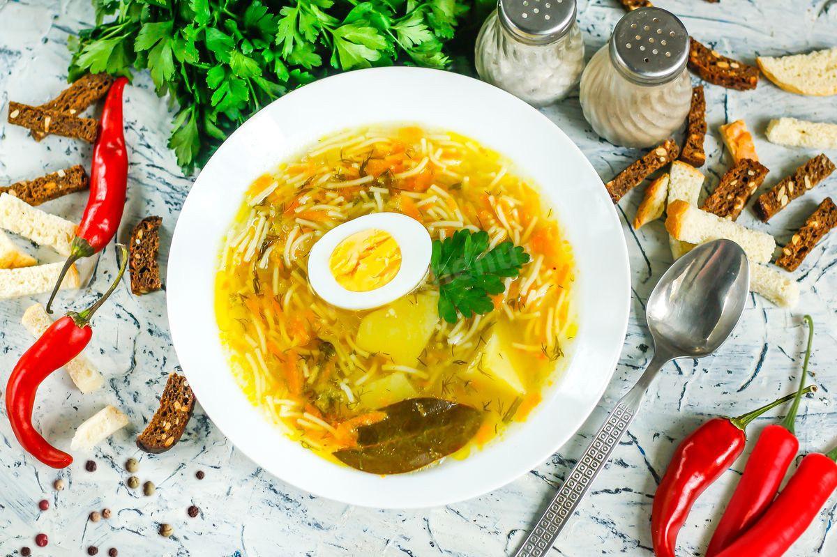 Суп с тушенкой и картошкой и вермишелью рецепт с фото пошагово в кастрюле
