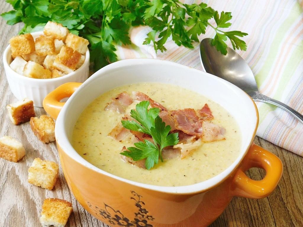 Рецепт сырного крем супа без картофеля