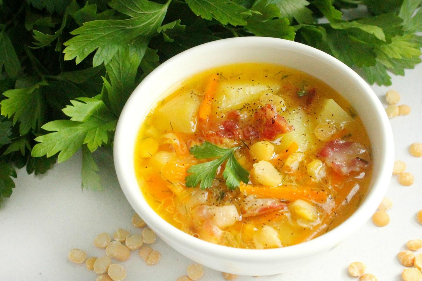 Суп гороховый с фрикадельками рецепт пошагово с фото