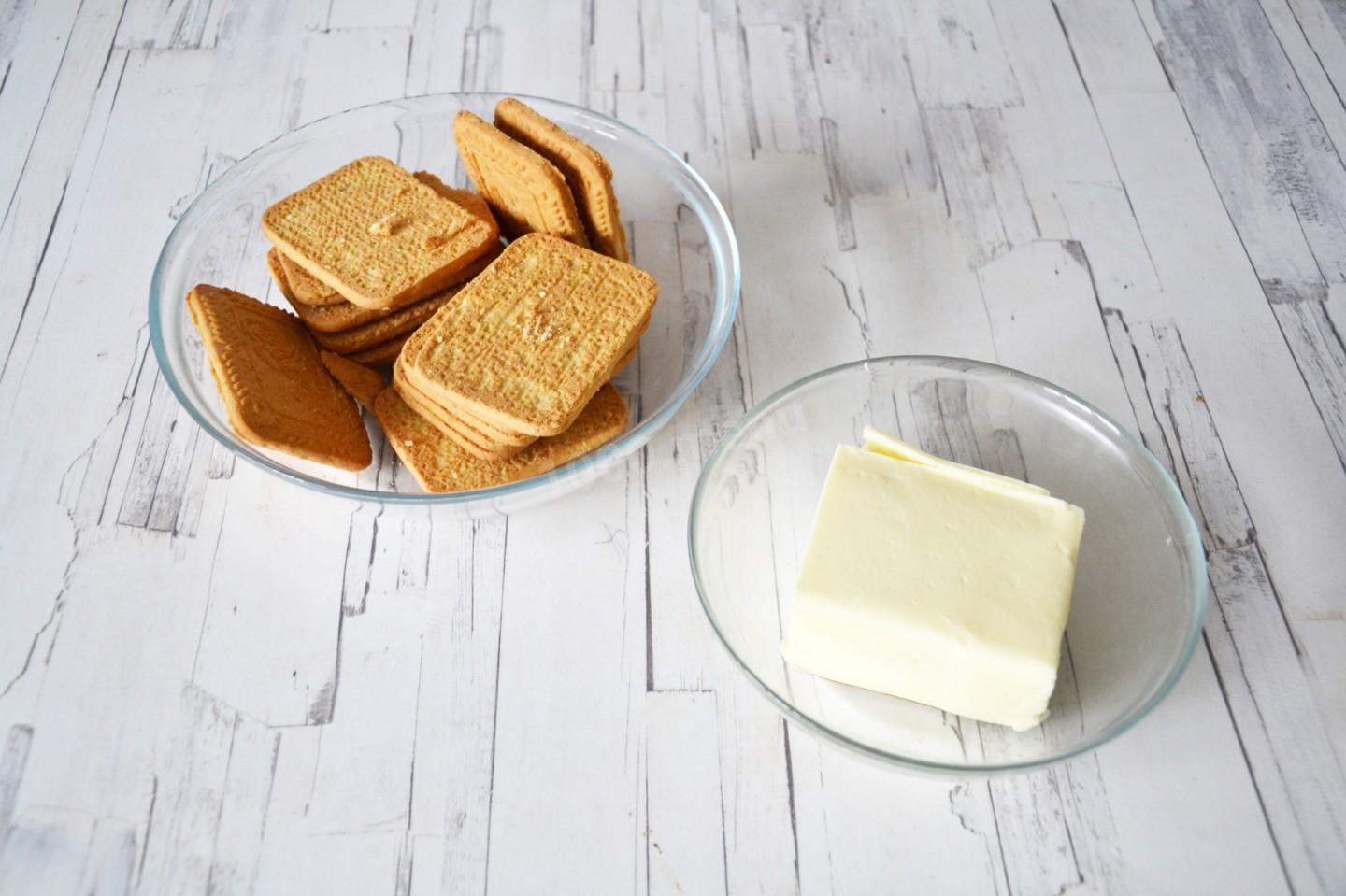 Молоко желатин печенье. Творожный сыр без сахара.