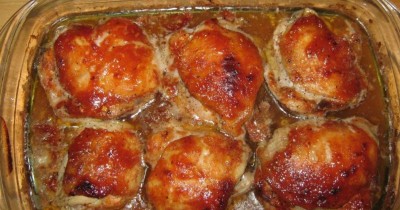 Курица в медовом соусе в духовке