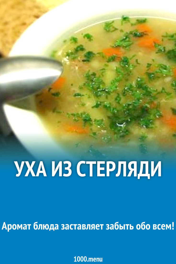 Рыбный суп уха из стерляди с белым вином рецепт с фото - 1000.menu